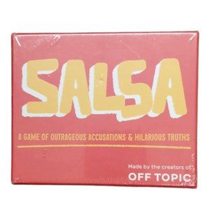 SALSA Off Topic Adult Party Game A Game Of Outrageous Accusations & Hilarious Tr